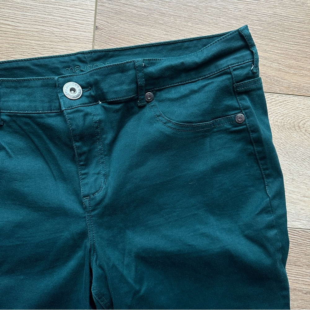 Maurices Hunter Green Jeggings 18